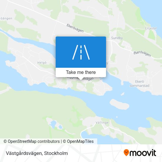 Västgårdsvägen map