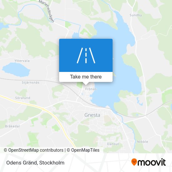 Odens Gränd map