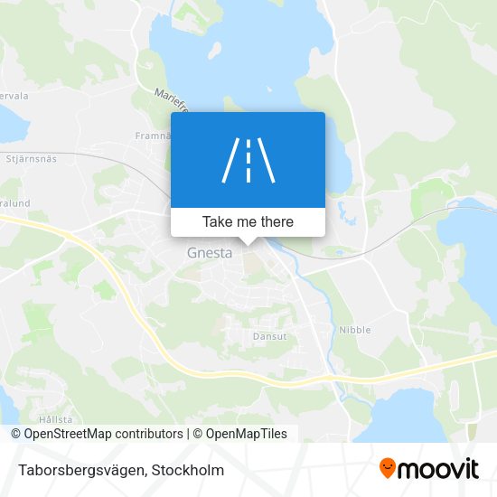 Taborsbergsvägen map