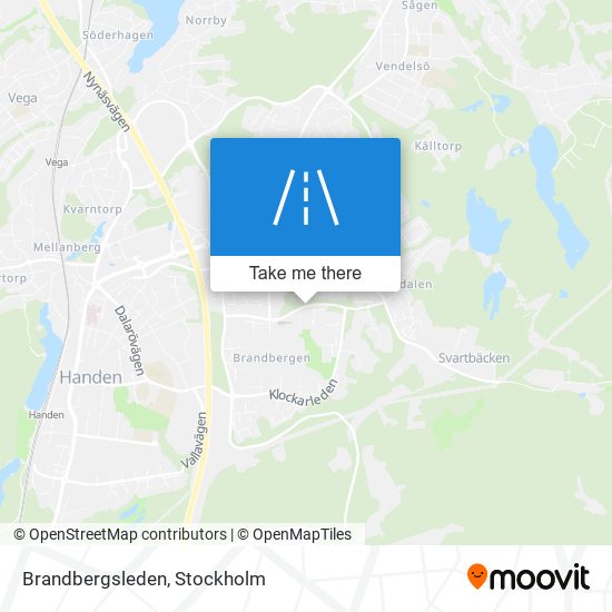 Brandbergsleden map
