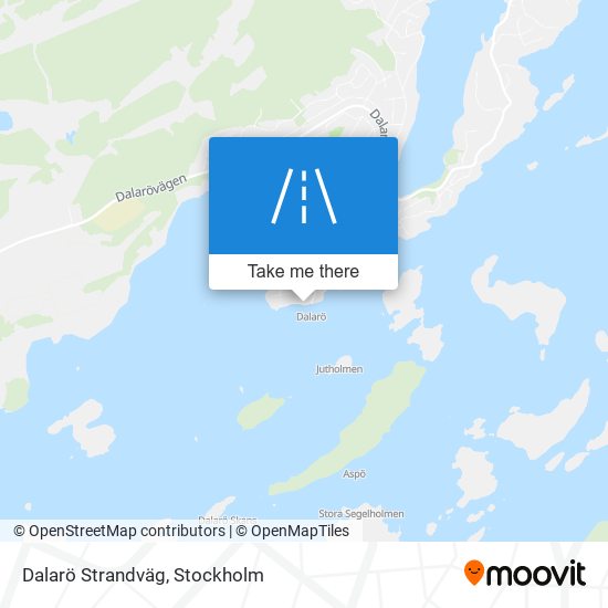 Dalarö Strandväg map