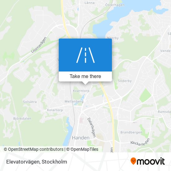 Elevatorvägen map