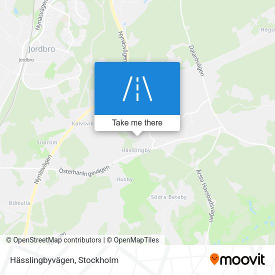 Hässlingbyvägen map