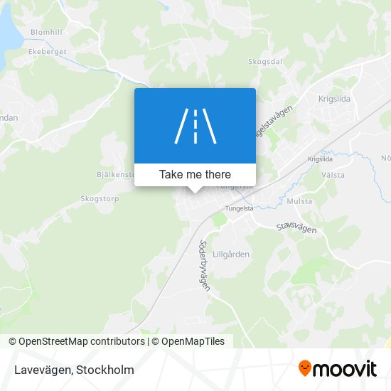 Lavevägen map