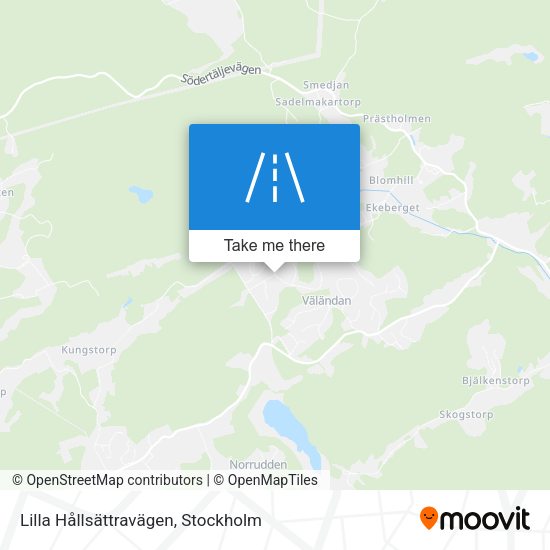 Lilla Hållsättravägen map