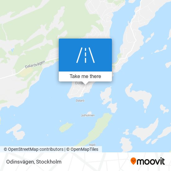 Odinsvägen map