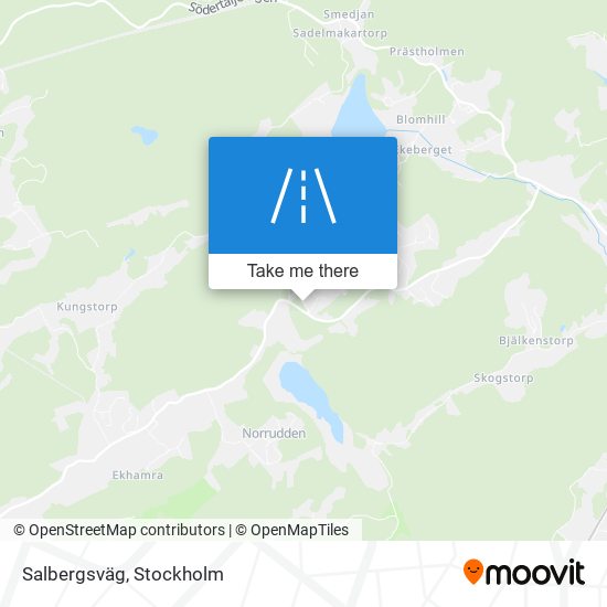 Salbergsväg map