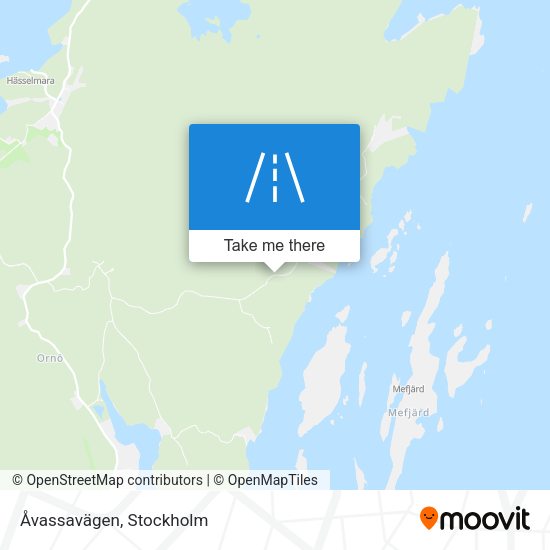 Åvassavägen map