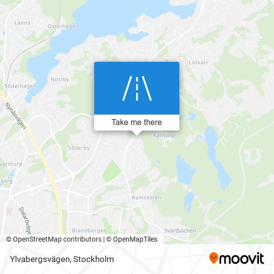 Ylvabergsvägen map