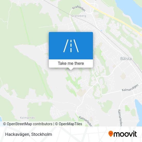 Hackavägen map