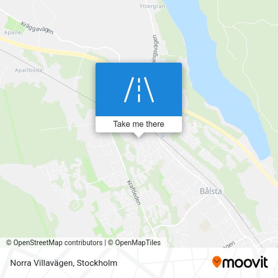 Norra Villavägen map