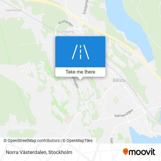 Norra Västerdalen map