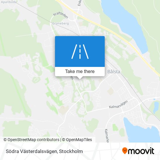 Södra Västerdalsvägen map