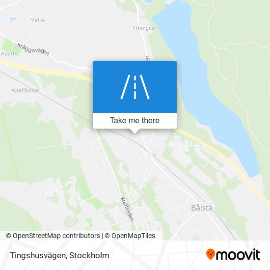 Tingshusvägen map