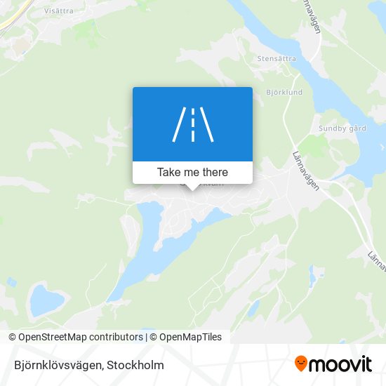 Björnklövsvägen map