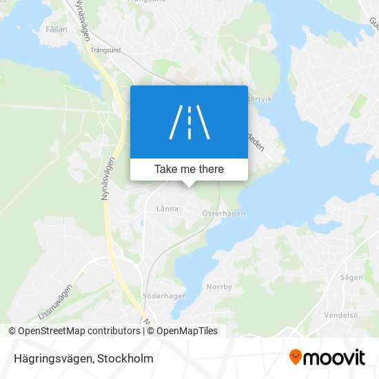 Hägringsvägen map