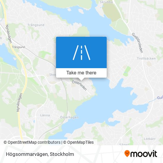 Högsommarvägen map