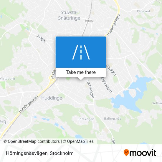 Hörningsnäsvägen map