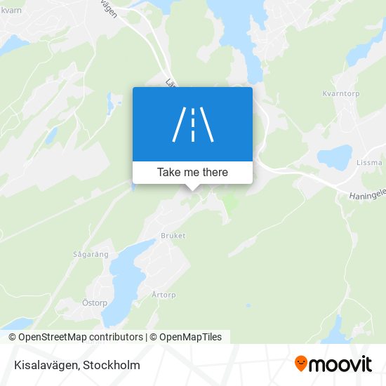 Kisalavägen map