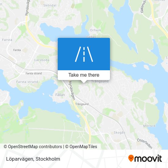 Löparvägen map