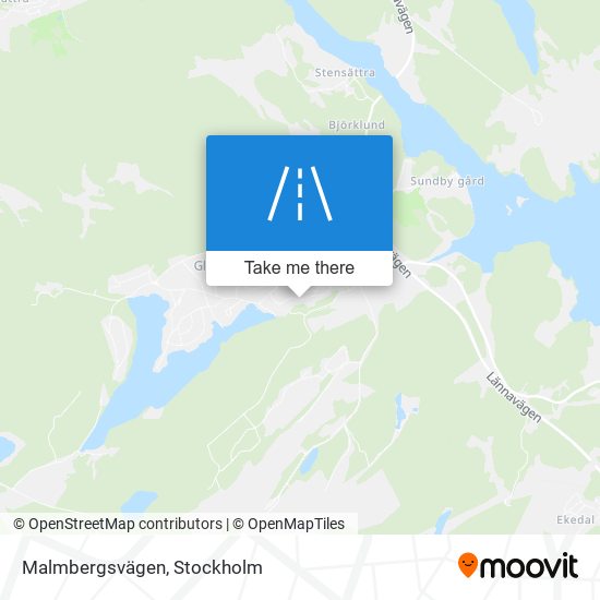 Malmbergsvägen map