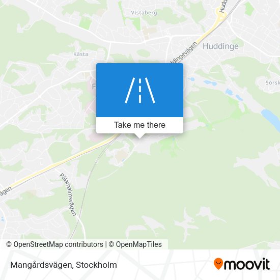 Mangårdsvägen map