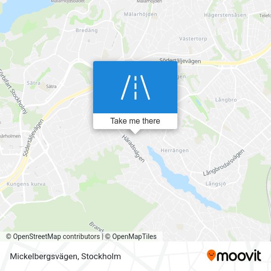 Mickelbergsvägen map