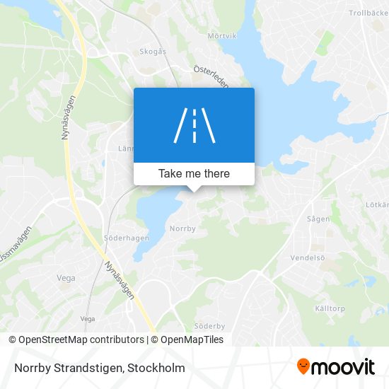 Norrby Strandstigen map