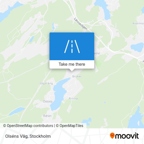Olséns Väg map