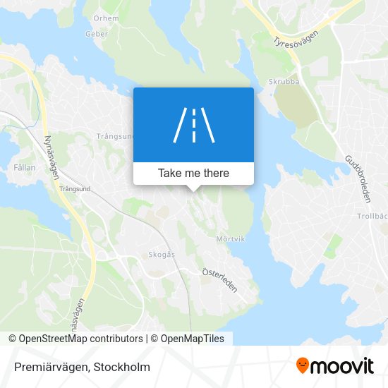Premiärvägen map