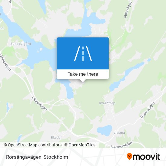 Rörsångavägen map