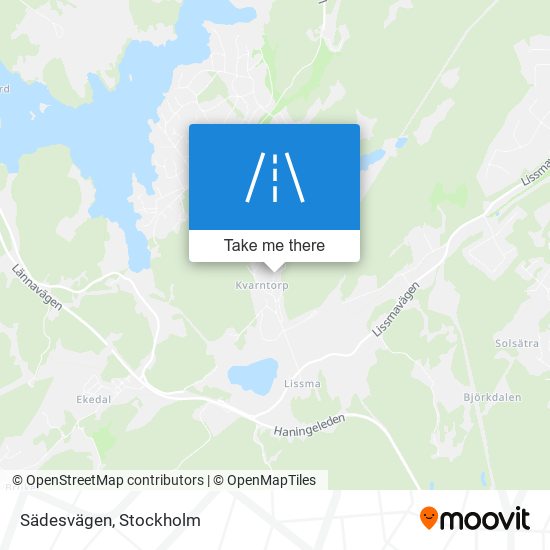 Sädesvägen map