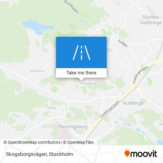 Skogsborgsvägen map