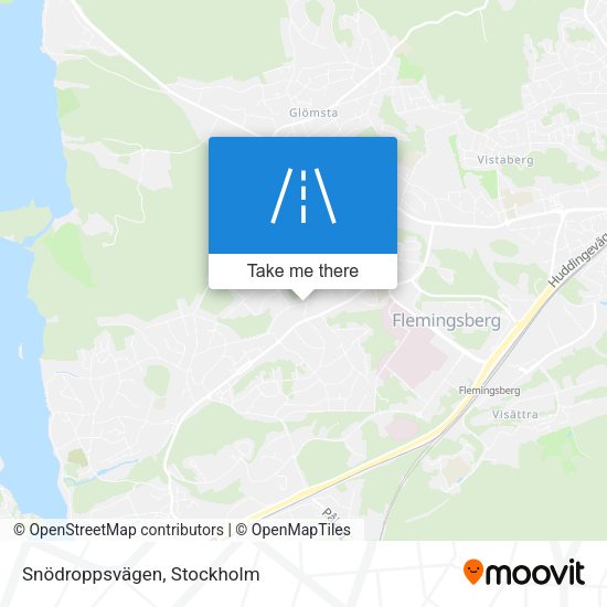 Snödroppsvägen map