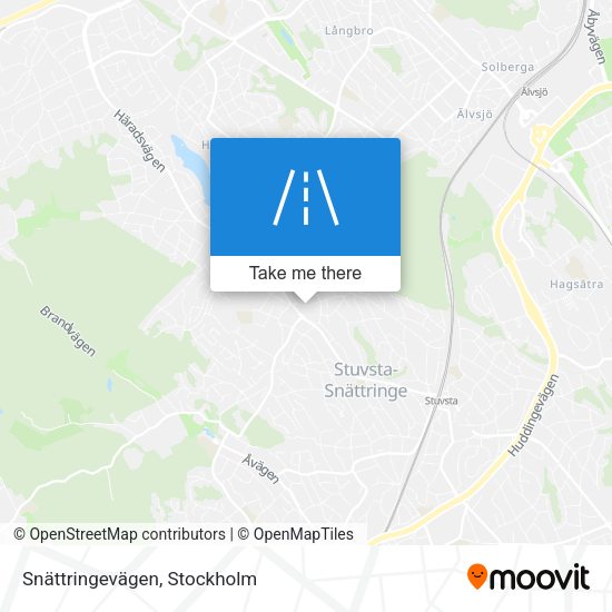 Snättringevägen map