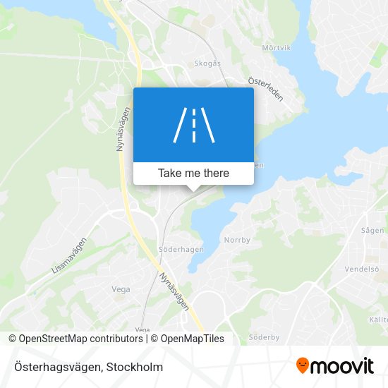 Österhagsvägen map