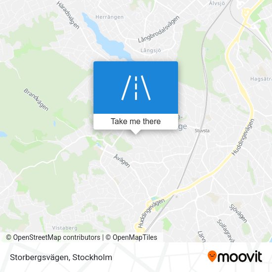 Storbergsvägen map