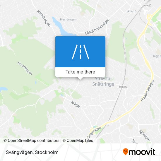 Svängvägen map