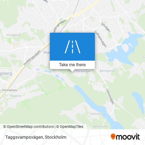 Taggsvampsvägen map