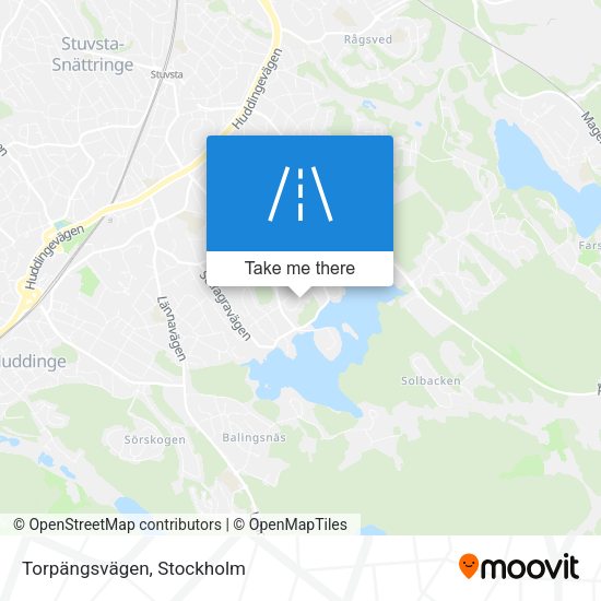 Torpängsvägen map