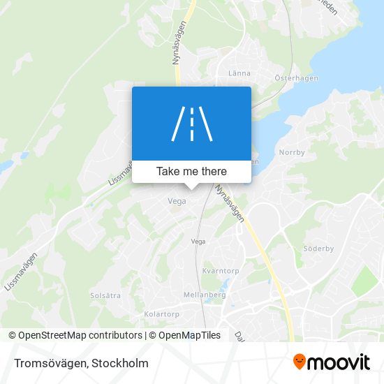 Tromsövägen map