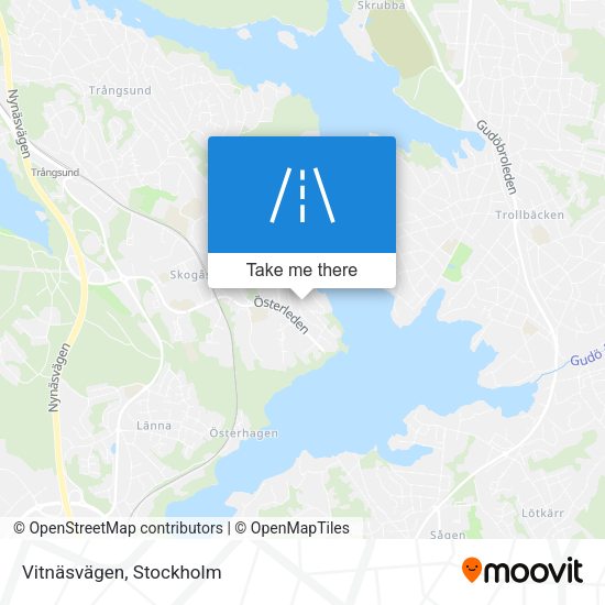 Vitnäsvägen map