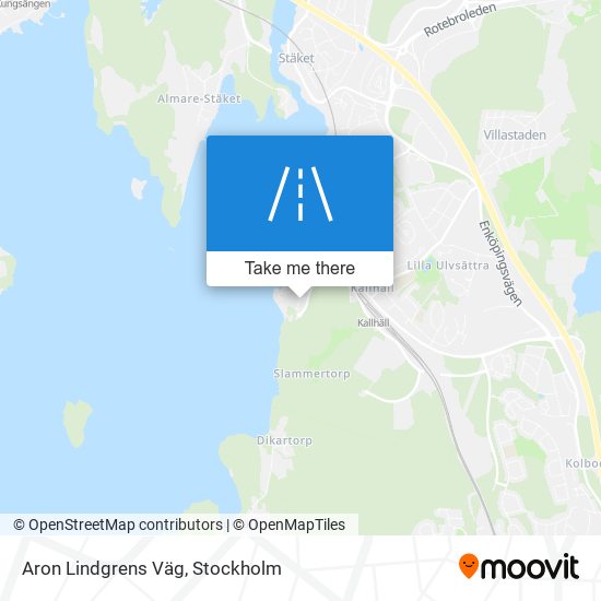 Aron Lindgrens Väg map