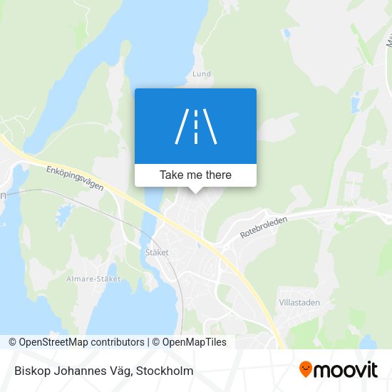 Biskop Johannes Väg map