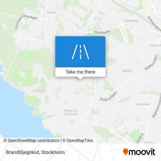 Brandliljegränd map