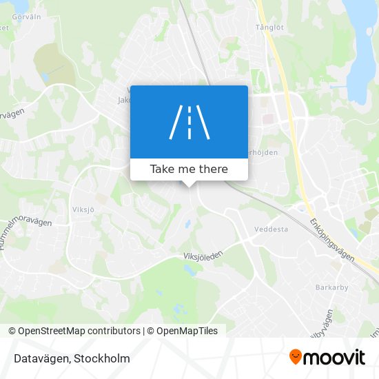 Datavägen map