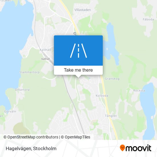 Hagelvägen map