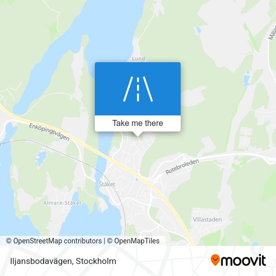 Iljansbodavägen map