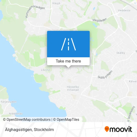 Älghagsstigen map