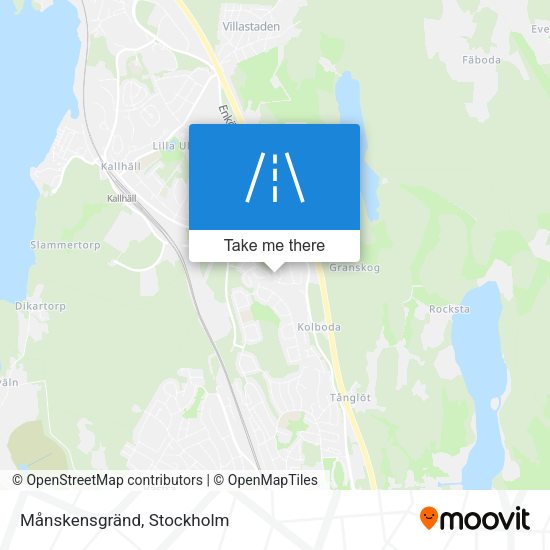 Månskensgränd map